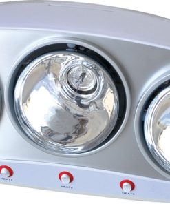 Đèn Sưởi Nhà Tắm Kottmann 3 Bóng Màu Bạc