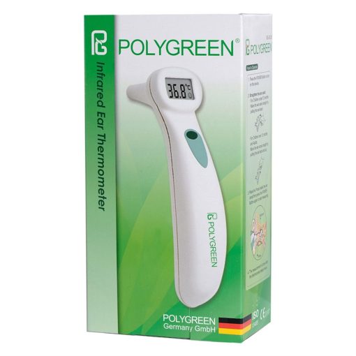 Nhiệt kế hồng ngoại đo tai Polygreen KI - 8120
