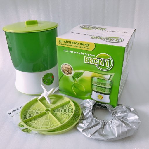 Máy Trồng Rau Mầm Tự Động Bách Khoa Plus