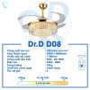 Quạt Ion Âm DR.D Model D08