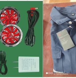Bộ Áo Điều Hòa Pin Quạt Relax L03