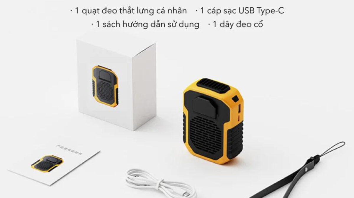 Quạt Đeo Thắt Lưng Giải Pháp Làm Mát Mùa Hè Nóng Bức