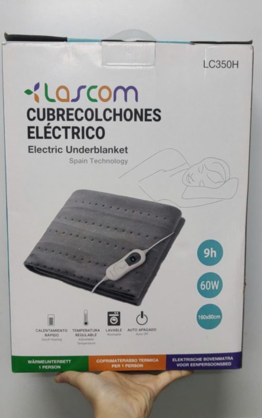 Đệm Điện Sưởi Ấm Lascom Tây Ban Nha LC350H 160x80cm